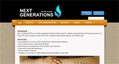 Desktop Screenshot of nextgenerations.org